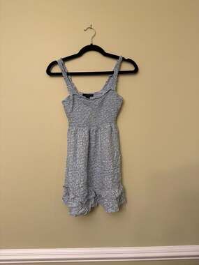 Floral Smocked Ruffle Mini Dress Size S